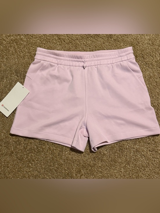 lululemon athletica Pants - lululemon athletica Softstreme high rise short 4” pink organza NWT